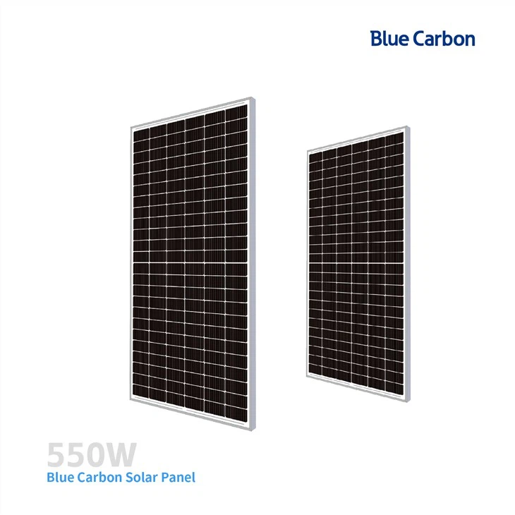유럽 ​​창고 550W 450W 태양광 패널 셀 단결정 태양광 PV 패널